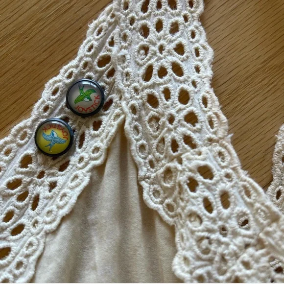 Vintage Joystick embroidered dress~ - Picture 6 of 7